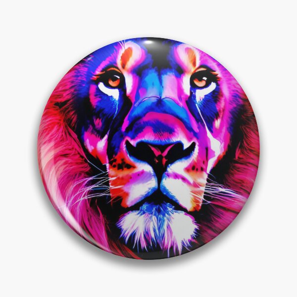 Item preview, King of Glow: Neon Lion Majesty designed and sold by Solo-SuperMom.