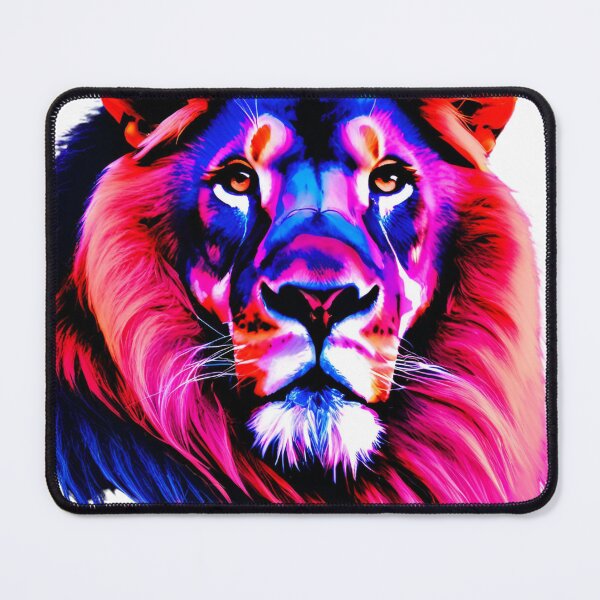 Item preview, King of Glow: Neon Lion Majesty designed and sold by Solo-SuperMom.