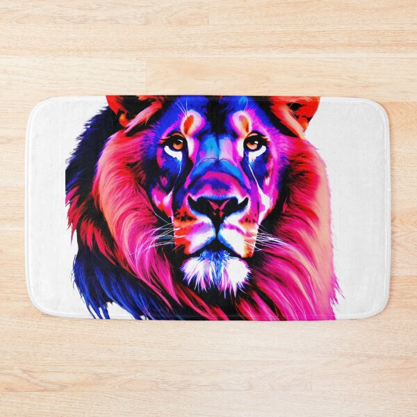Item preview, King of Glow: Neon Lion Majesty designed and sold by Solo-SuperMom.