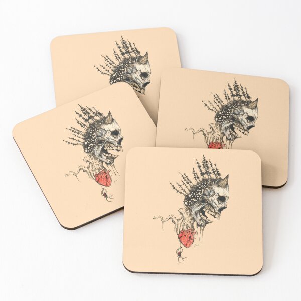 Item preview, Hearts and Skulls designed and sold by ala-of-art.