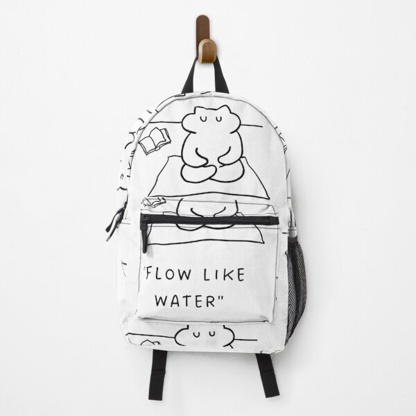 Item preview, Flow Like Water | Yoga Cat Illustration designed and sold by RM-Journey.