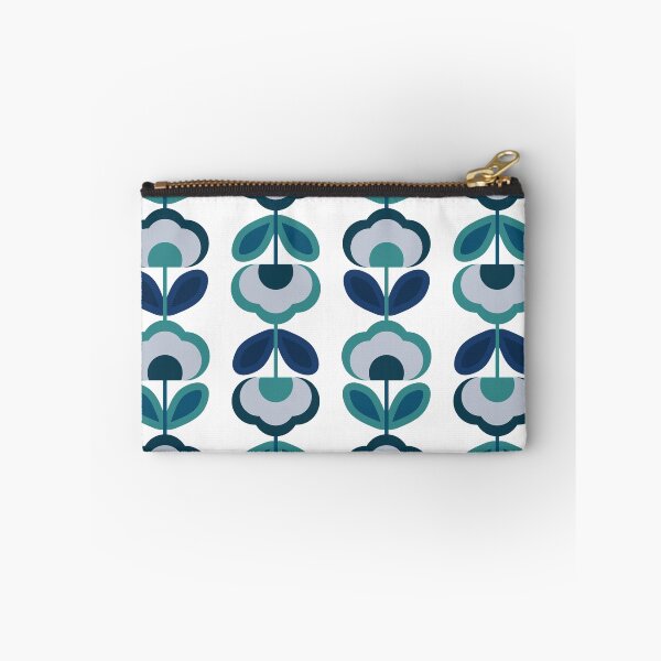 Item preview, Retro Optical Floral in blues designed and sold by MineEyes.
