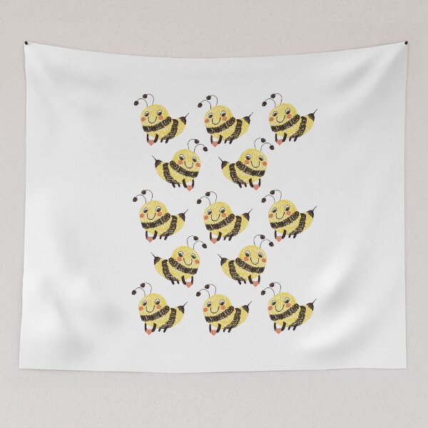 Item preview, Pattern with bees  designed and sold by IreneRuya.