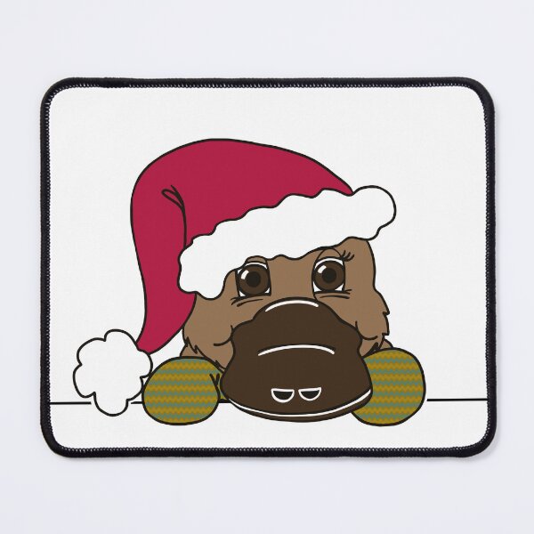 Item preview, "Platypus Santa" 2 | Merry Christmas designed and sold by LiseHoltArt.