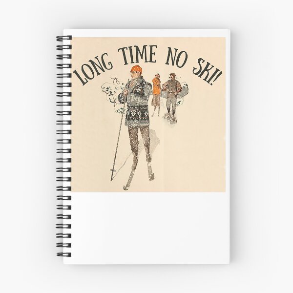 Item preview, Long Time No Ski! Skier Gift designed and sold by SSustainable.
