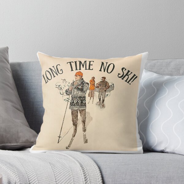 Item preview, Long Time No Ski! Skier Gift designed and sold by SSustainable.