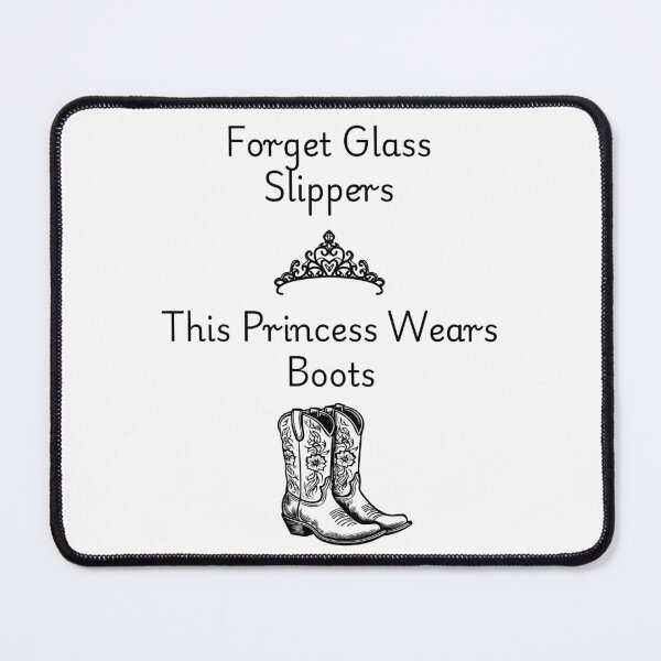 Item preview, Forget Glass Slippers, This Princess Wears Boots designed and sold by TeesbyAngela.