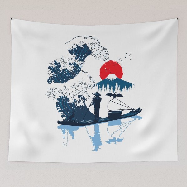 Item preview, The wave of the fisherman designed and sold by albertocubatas.