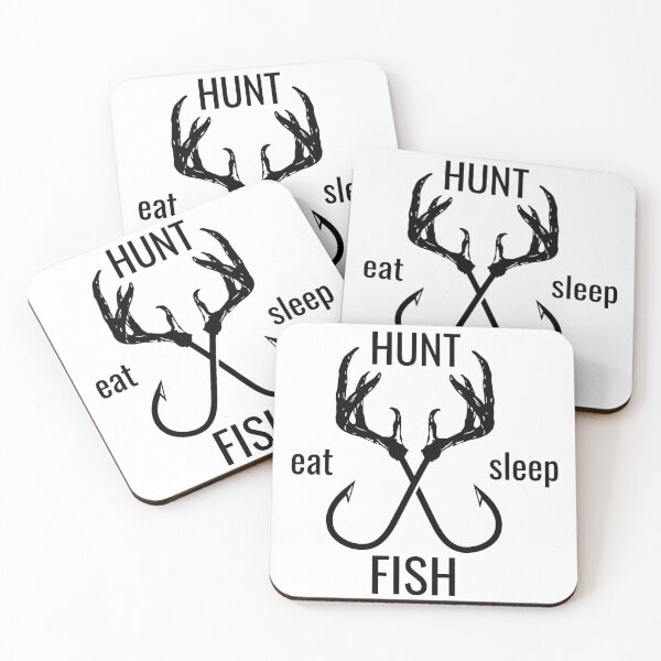 Item preview, Hunting Gift Fishing Gift For Dad Bass Fish Deer Hunt designed and sold by CCKimShop.