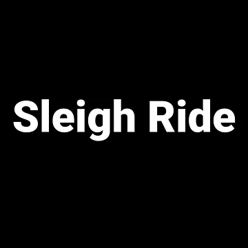 Artwork thumbnail, Sleigh Ride by Text-based T-Shirts and Gifts