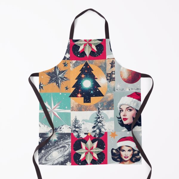 Item preview, CHRISTMAS RETRO SPACE FUTURISTIC AESTHETIC PATTERN ART designed and sold by Arts4U.