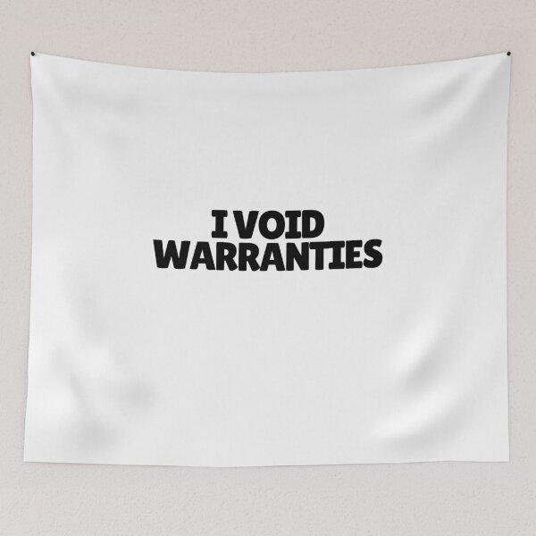 Item preview, I Void Warranties  designed and sold by CharmStudio.