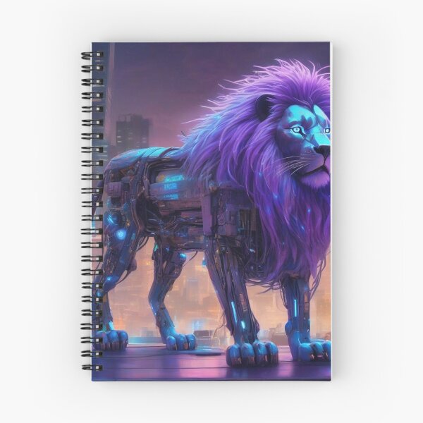 Item preview, Mecha Lion with Neon Mane designed and sold by MarkLines.