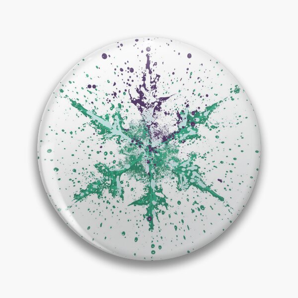 Item preview, Abstract Snowflake in Pink and Green designed and sold by vfxbear.