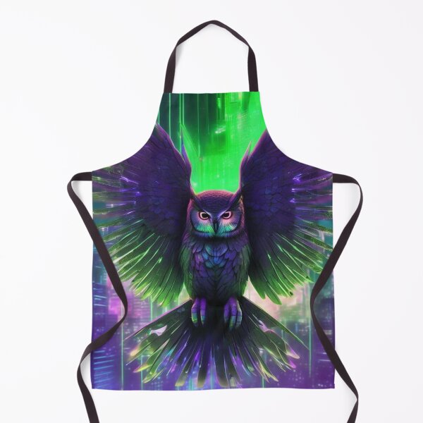 Aperçu de l'œuvre Techno Owl créée et vendue par MarkLines.