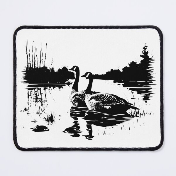 Item preview, Canada Geese Honkers Waterfowl Bird Duck Wild Swamp Lake designed and sold by inkoutninja.