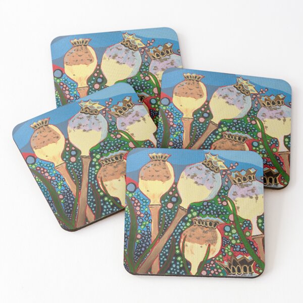 Item preview, Poppy seed heads abstract  designed and sold by LaHickmana.