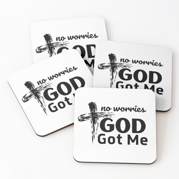 Item preview, Don't worry God has me, Religious phrase, Christian phrase designed and sold by mysummerland.