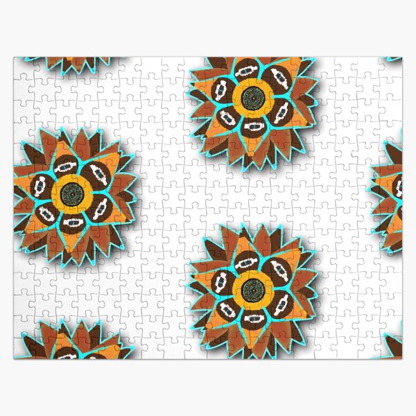 Artikel-Vorschau von Aztekische Sonnenblume, designt und verkauft von Anne's Drawing and Design.