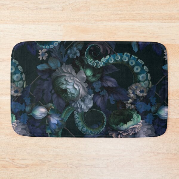 Item preview, Gothic Cthulhu Turquoise Tentacle With Flowers designed and sold by LuciaS.