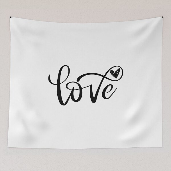 Item preview, Phrase Love with Heart designed and sold by mysummerland.