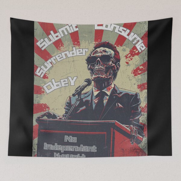 Item preview, No Independent Thought designed and sold by PitchBlackIcon.