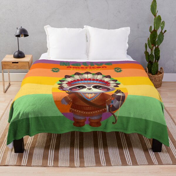 Item preview, Raccoon, native American free spirit designed and sold by SDCillustration.