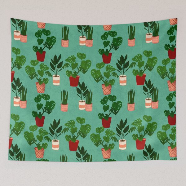 Item preview, House Plants in Green designed and sold by Booneb.