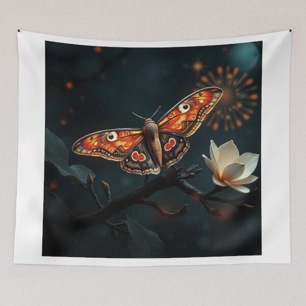 Item preview, moth designed and sold by Chantalou Roger.
