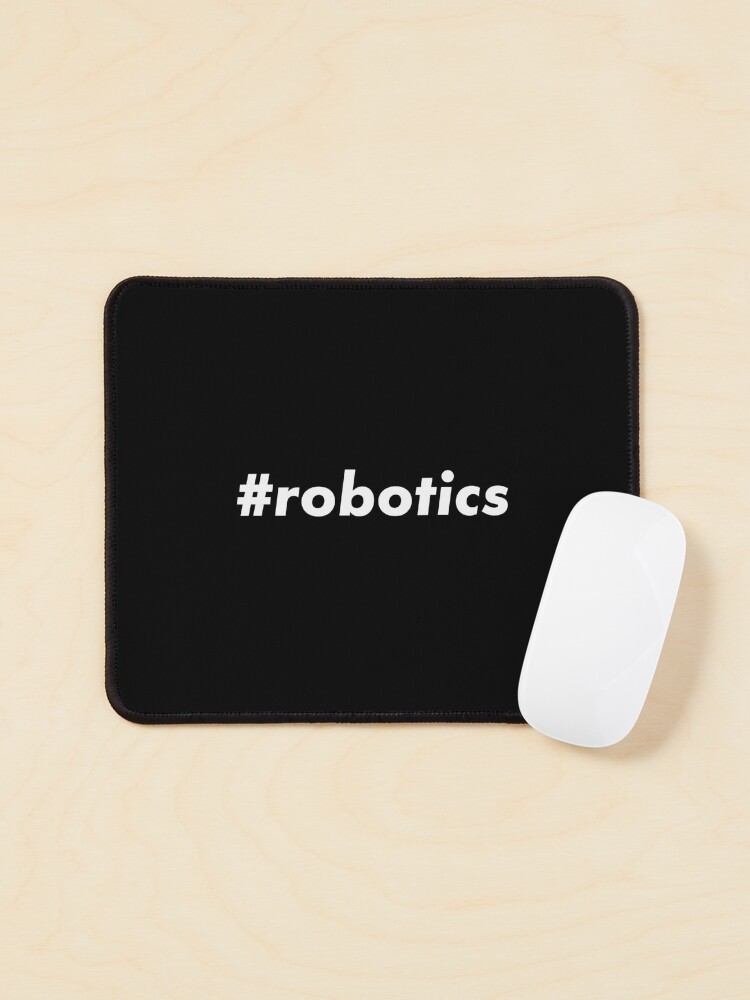 Thumbnail 1 of 5, Mouse Pad, #robotics designed and sold by teesaurus.