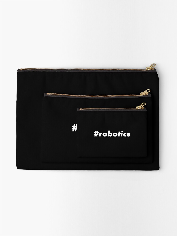 Thumbnail 2 of 4, Zipper Pouch, #robotics designed and sold by teesaurus.