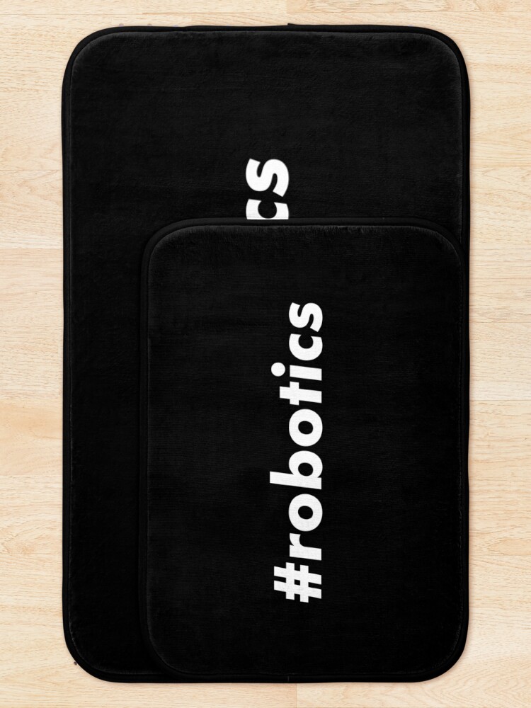 Thumbnail 5 of 6, Bath Mat, #robotics designed and sold by teesaurus.