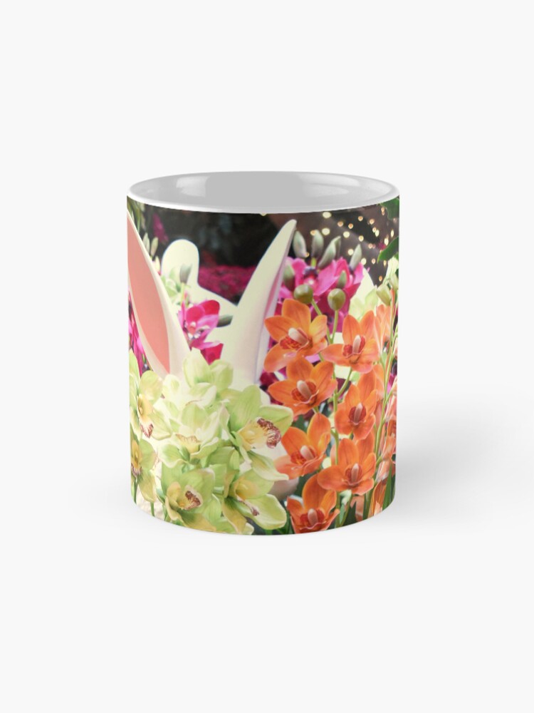 Thumbnail 4 of 6, Coffee Mug, Orchid Rabbit 8 designed and sold by MangoSeeds.