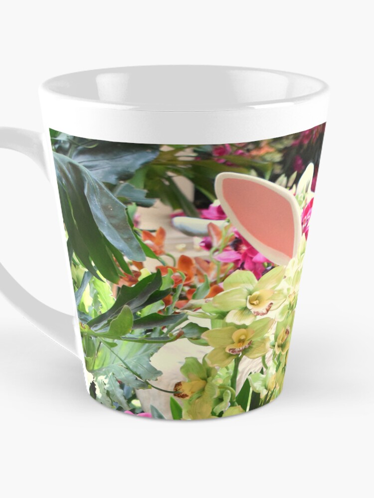 Thumbnail 3 of 4, Coffee Mug, Orchid Rabbit 8 designed and sold by MangoSeeds.