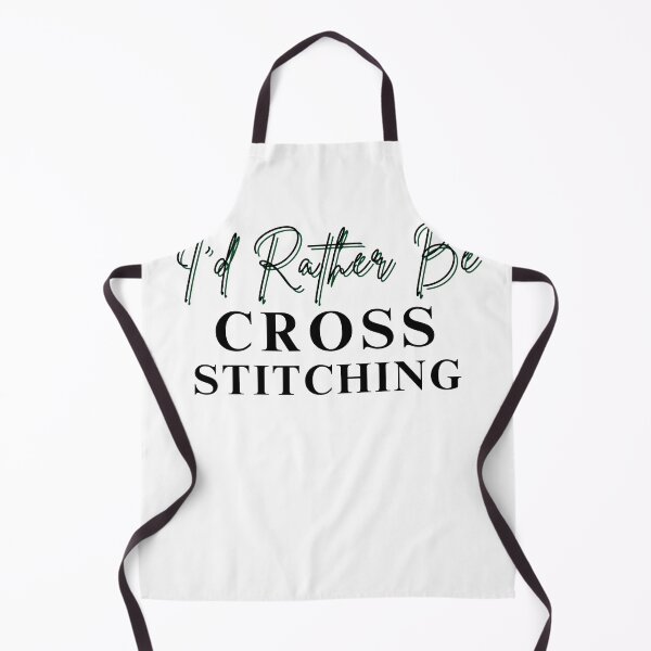 Item preview, I'd Rather Be Cross Stitching - Cross Stitcher Stitching  designed and sold by Wiss2Arts.