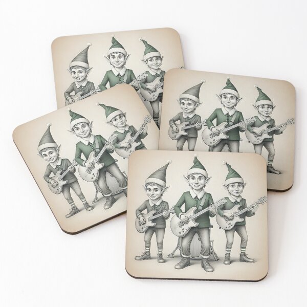 Item preview, Christmas Elves Rock Band designed and sold by Nomad-Maynard.
