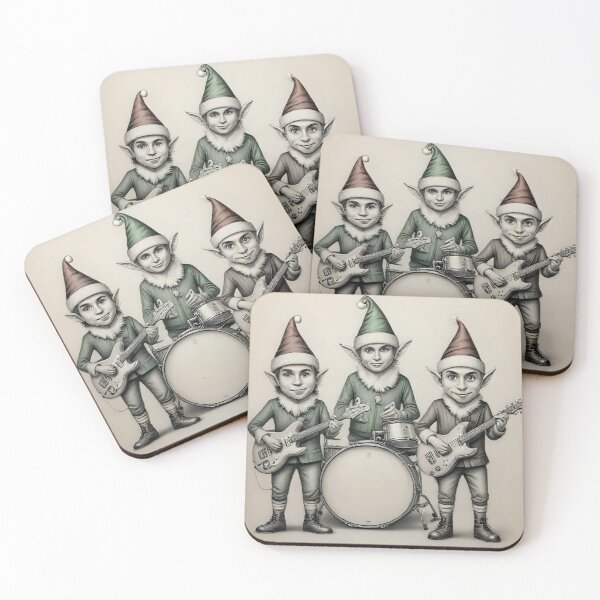 Item preview, Christmas Elves Rock Band designed and sold by Nomad-Maynard.