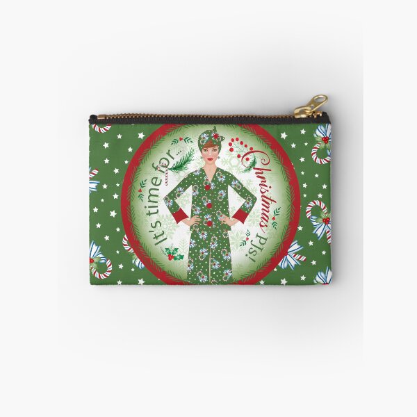 Item preview, It's Time For Christmas PJs of ravishing red and gorgeous green! designed and sold by SandedollArt.