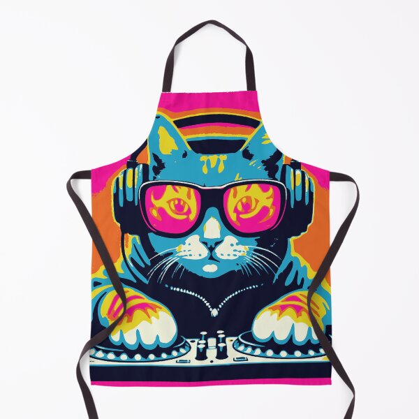 Item preview, DJ Cat With Headphones designed and sold by Urban-Alien.