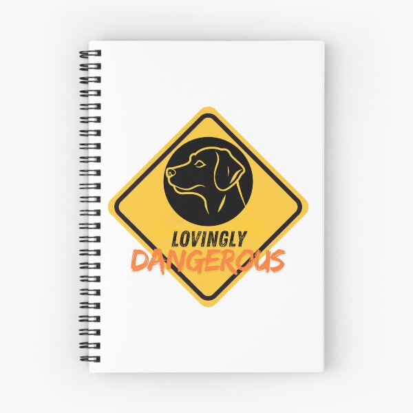 Item preview, Lovingly Dangerous Dog Warning Sign | Dog Distraction | Dog Lover designed and sold by CircinusStore.