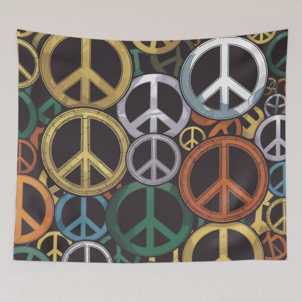 Item preview, peace sign pattern designed and sold by Eyeba11.