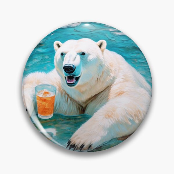Item preview, Tell Polar Bear enjoying a quiet drink?Tell them they're dreamin'!  designed and sold by SublimeStuffArt.