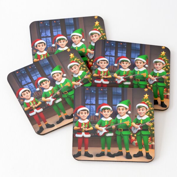 Item preview, Christmas Elves Rock Band designed and sold by Nomad-Maynard.