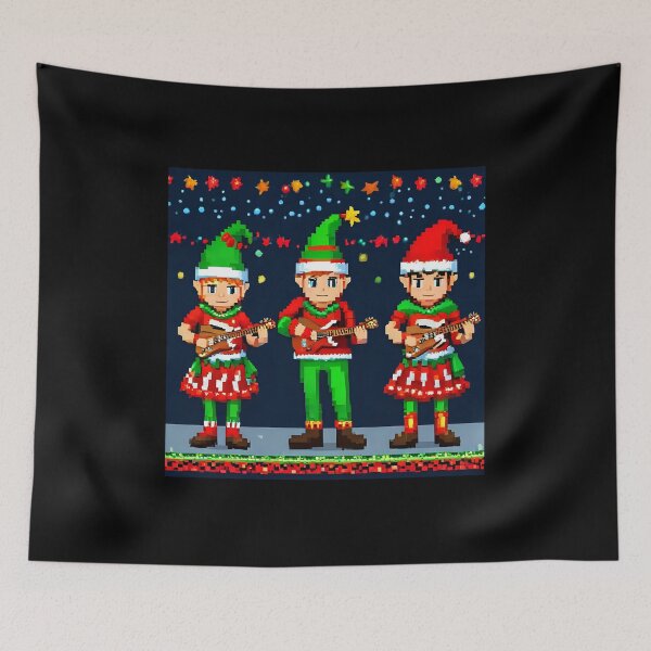 Item preview, Christmas Elves Rock Band designed and sold by Nomad-Maynard.