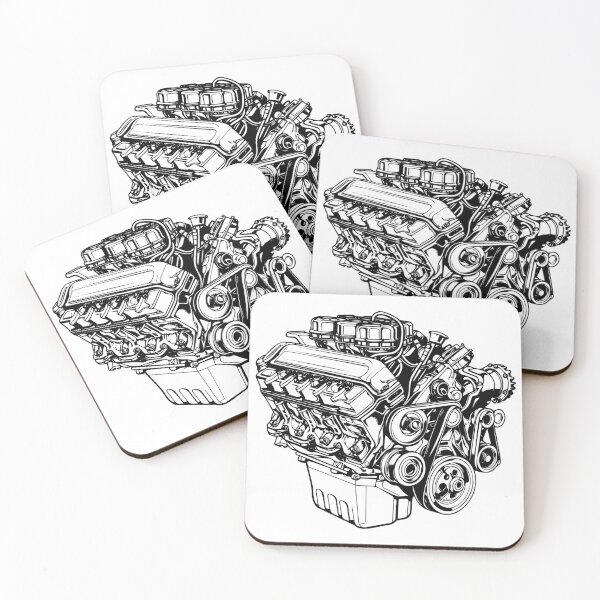 Item preview, Car Engine Motor Mechanical Powertrain Automotive Power designed and sold by inkoutninja.