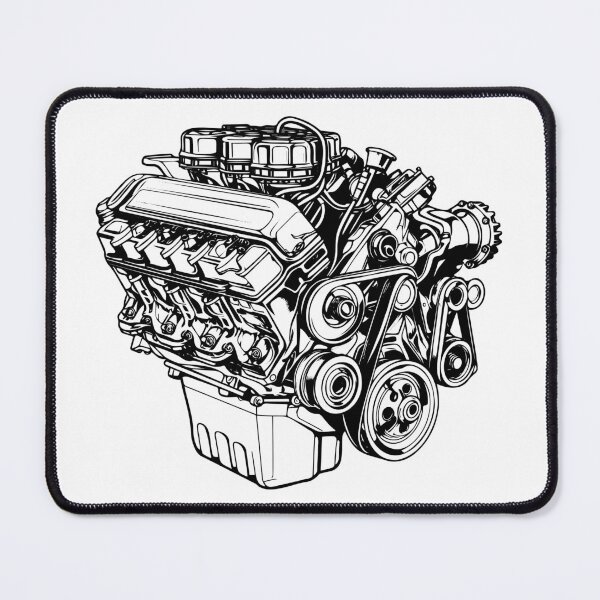 Item preview, Car Engine Motor Mechanical Powertrain Automotive Power designed and sold by inkoutninja.