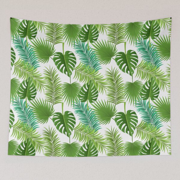 Item preview, Tropical palm leaf pattern designed and sold by creaschon.