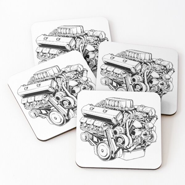 Item preview, Car Engine Motor Mechanical Powertrain Automotive Power designed and sold by inkoutninja.