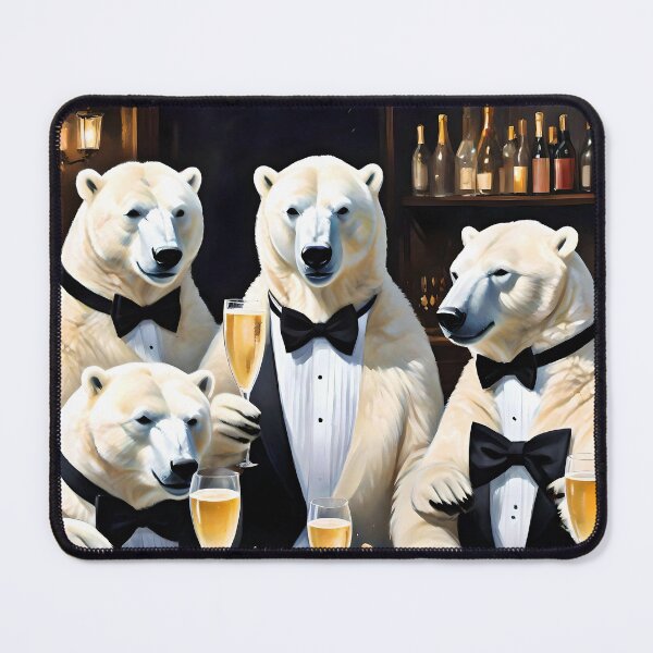 Item preview, Polar Bear enjoying a quiet drink?Tell them they're dreamin'!  designed and sold by SublimeStuffArt.