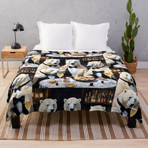 Item preview, Polar Bear enjoying a quiet drink?Tell them they're dreamin'! designed and sold by SublimeStuffArt.